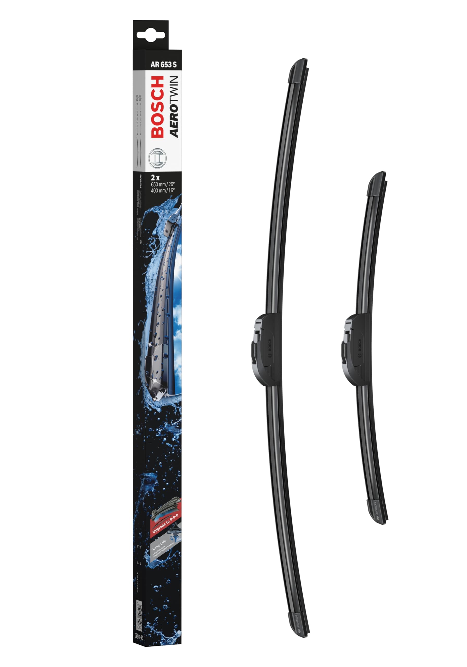 خرید از آمازون - برف پاک کن خودرو Bosch Automotive Aerotwin AR653S، طول: 650mm/400mm - مجموعه ای برای شیشه جلو یک نفره