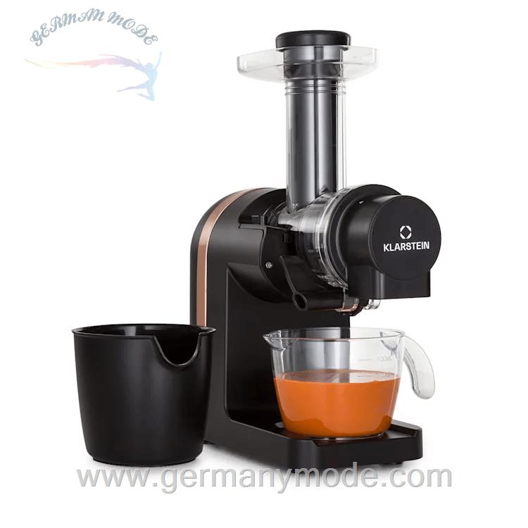 آبمیوه گیری کلارشتاین آلمان Klarstein Bella Elegance Saftpresse Entsafter 200 watt Schwarz