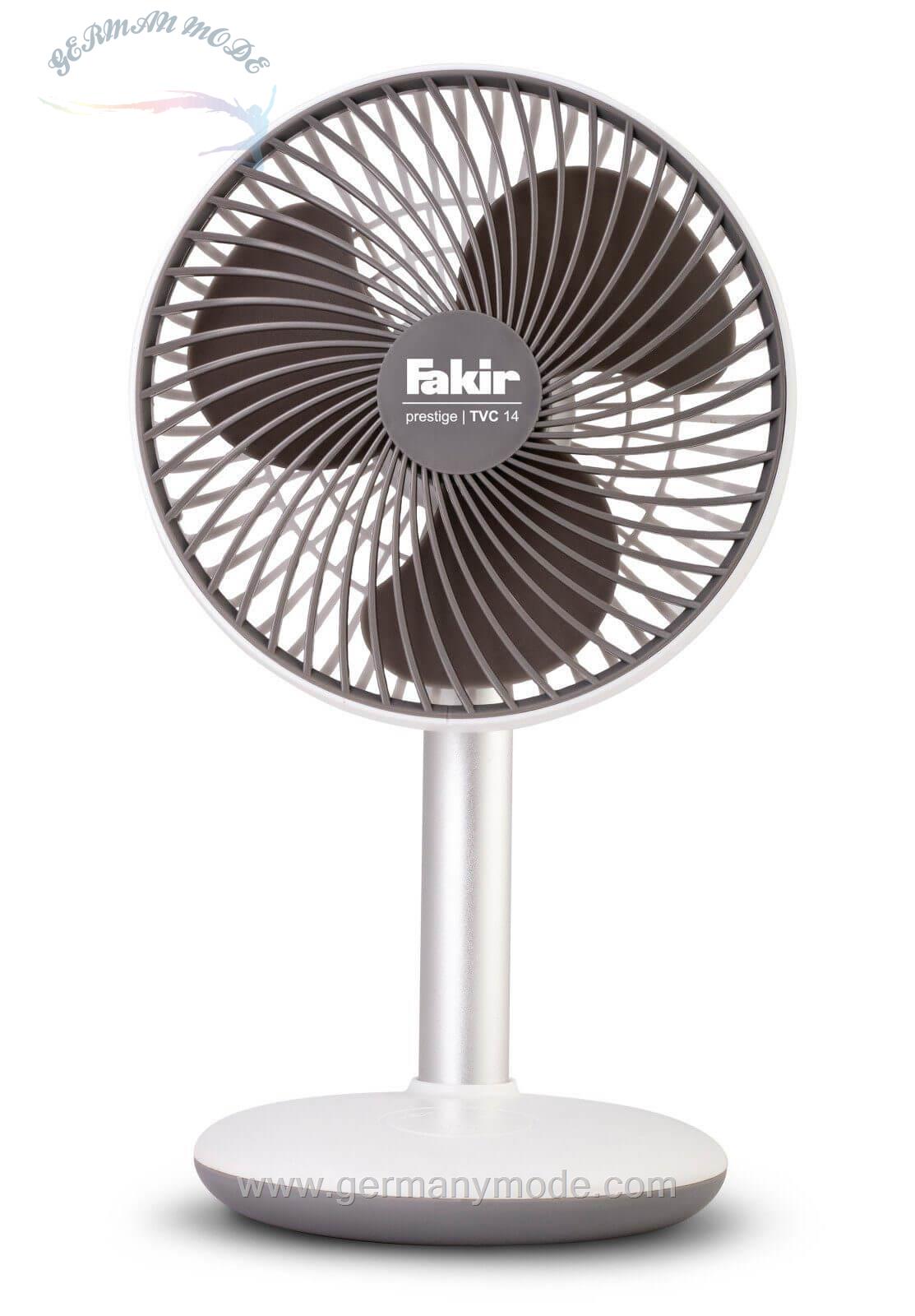 پنکه رومیزی شارژی فاکیر FAKIR Tischventilator Akku Tischventilator Twister prestige TVC14 Kabellos