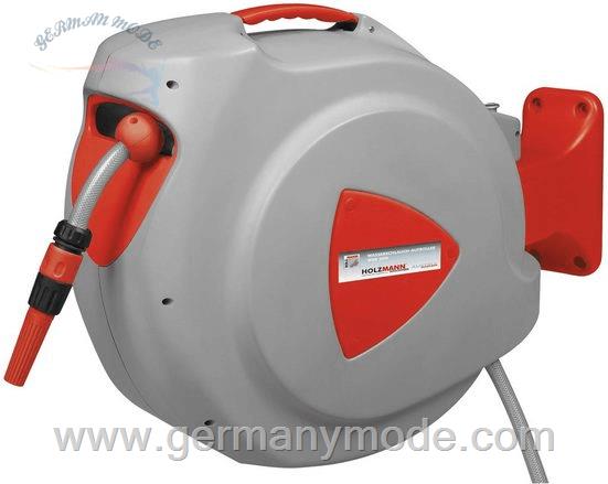قرقره شیلنگ جمع کن دیواری و شیلنگ 32 متری هولزمن Holzmann WSR 30M