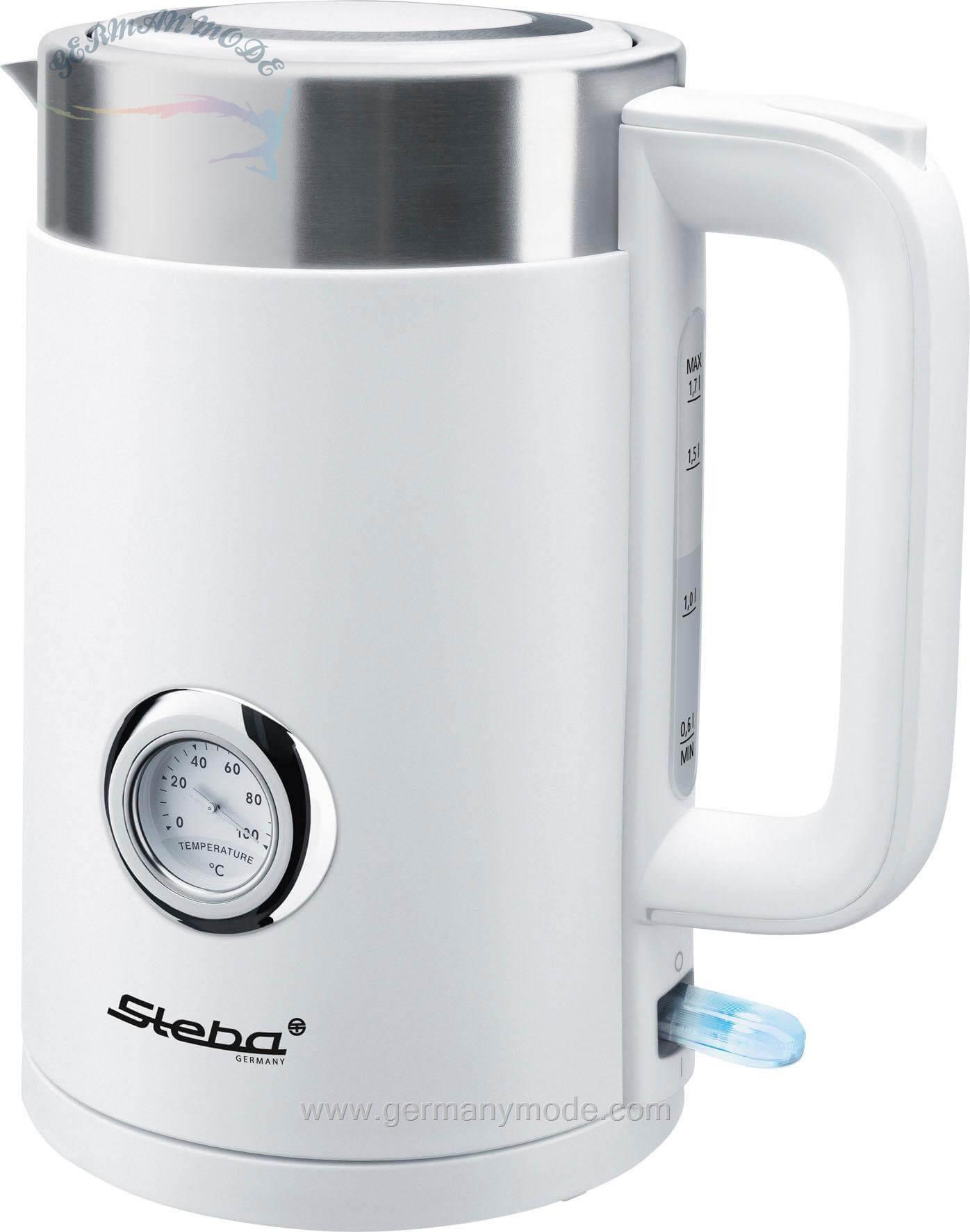 کتری برقی استبا آلمان Steba Wasserkocher WK 10 Bianco- 1/7 l- 2200 W