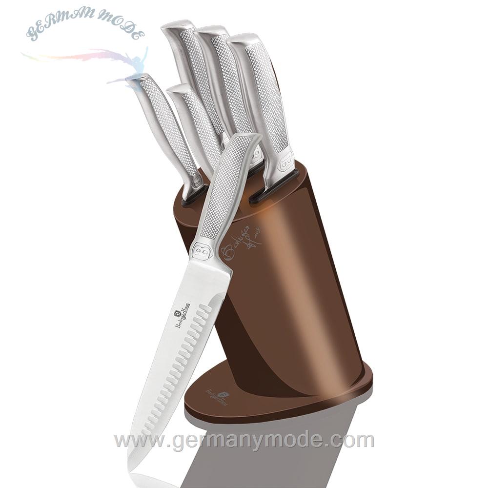 ست چاقو آشپزخانه 6 پارچه برلینگر هاوس مجارستان BERLINGER HAUS 6-PIECE KNIFE SET BH/2272 ROSE GOLD COLLECTION