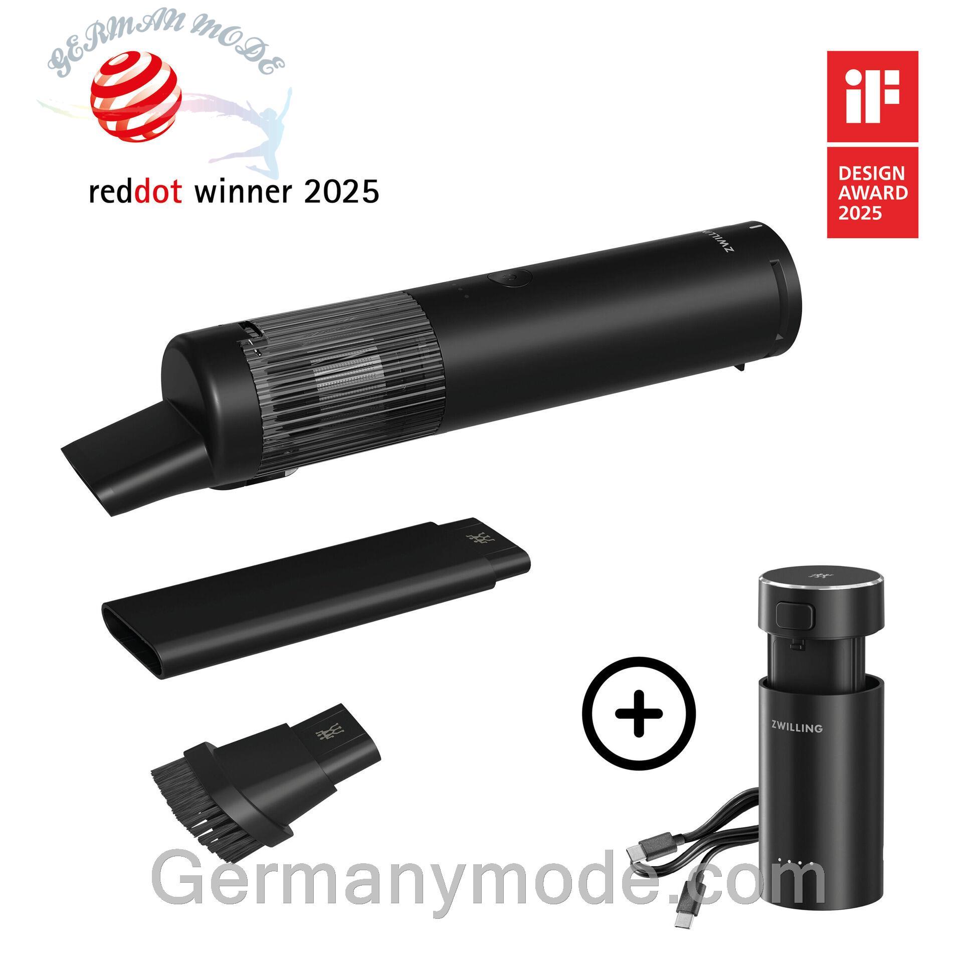 جارو شارژی زولینگ آلمان Zwilling XTEND Kabelloser Staubsauger Starter Set mit Akku مخصوص آشپزخانه و ماشین