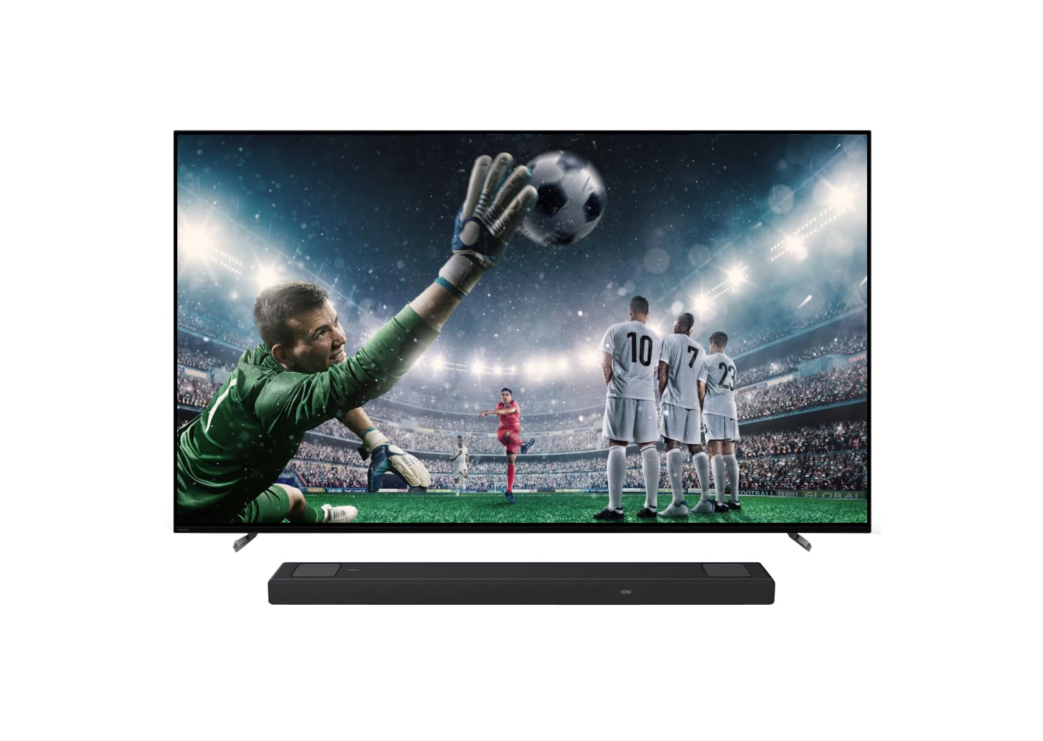 خرید از آمازون - تلویزیون سونی براویا - XR-65A80L : تلویزیون 4K Ultra HD OLED | HDR | Google TV | پک ECO | BRAVIA Core | مناسب برای پلی استیشن 5 - مدل 2023 HT-A5000 - Barre de Son 5.1.2 Dolby Atmos 65 Barre de Son Dolby Atmos 5.1.2 شامل