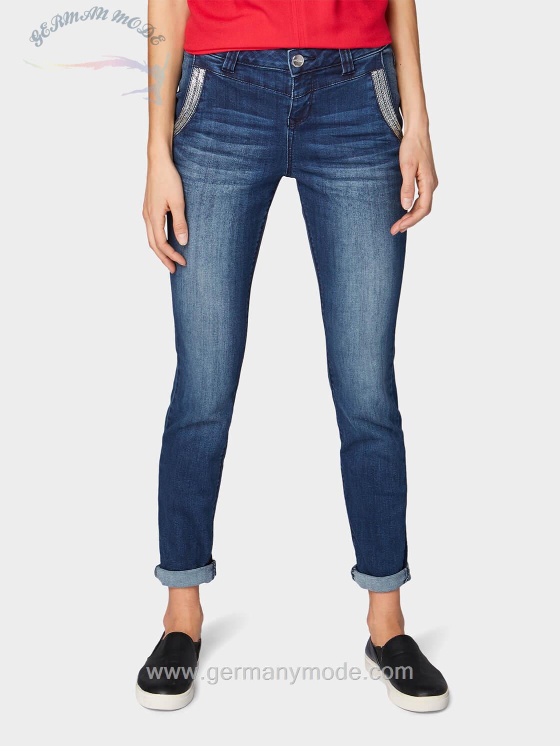شلوار جین زنانه تام تیلور (آلمان) RELAXED TAPERED JEANS