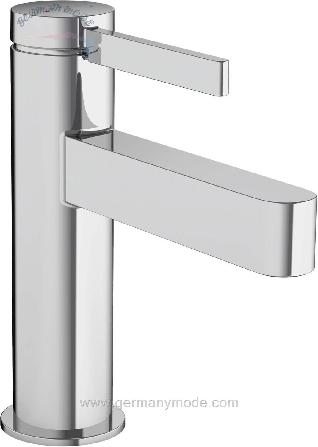 شیر مخلوط روشویی پایه کوتاه هانس گروهه آلمان Hansgrohe Finoris 100 mit Push Open Ablaufgarnitur chrom 76010000