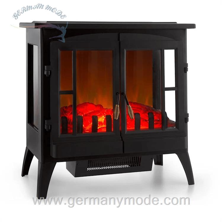 شومینه برقی پایه دار کلارشتاین آلمان Klarstein Innsbruck Elektrischer Kamin 1000/2000W Thermostat Schwarz