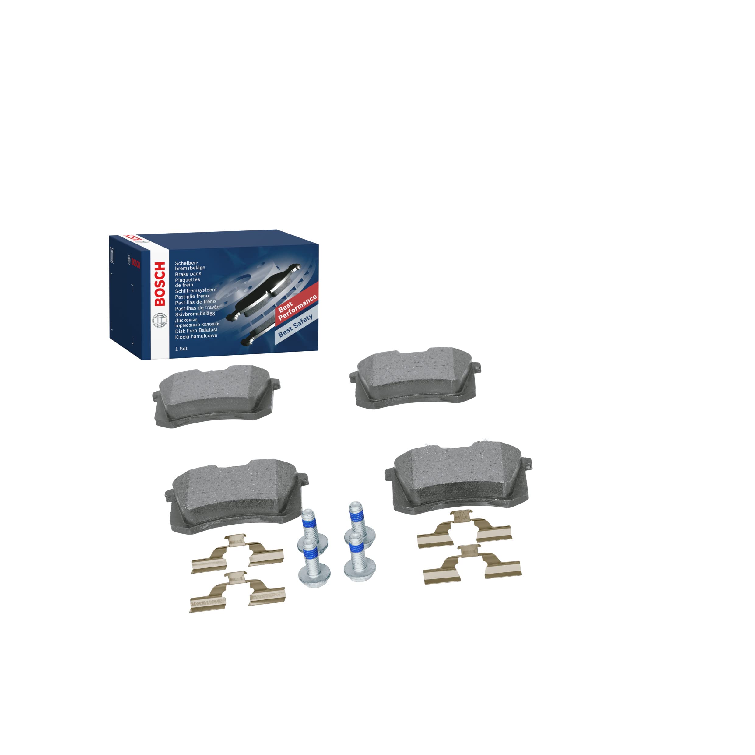 لنت ترمز بوش Bosch Automotive BP617 - محور عقب - گواهی ECE-R90 - چهار لنت ترمز در هر مجموعه، 0 986 494 596، مشکی