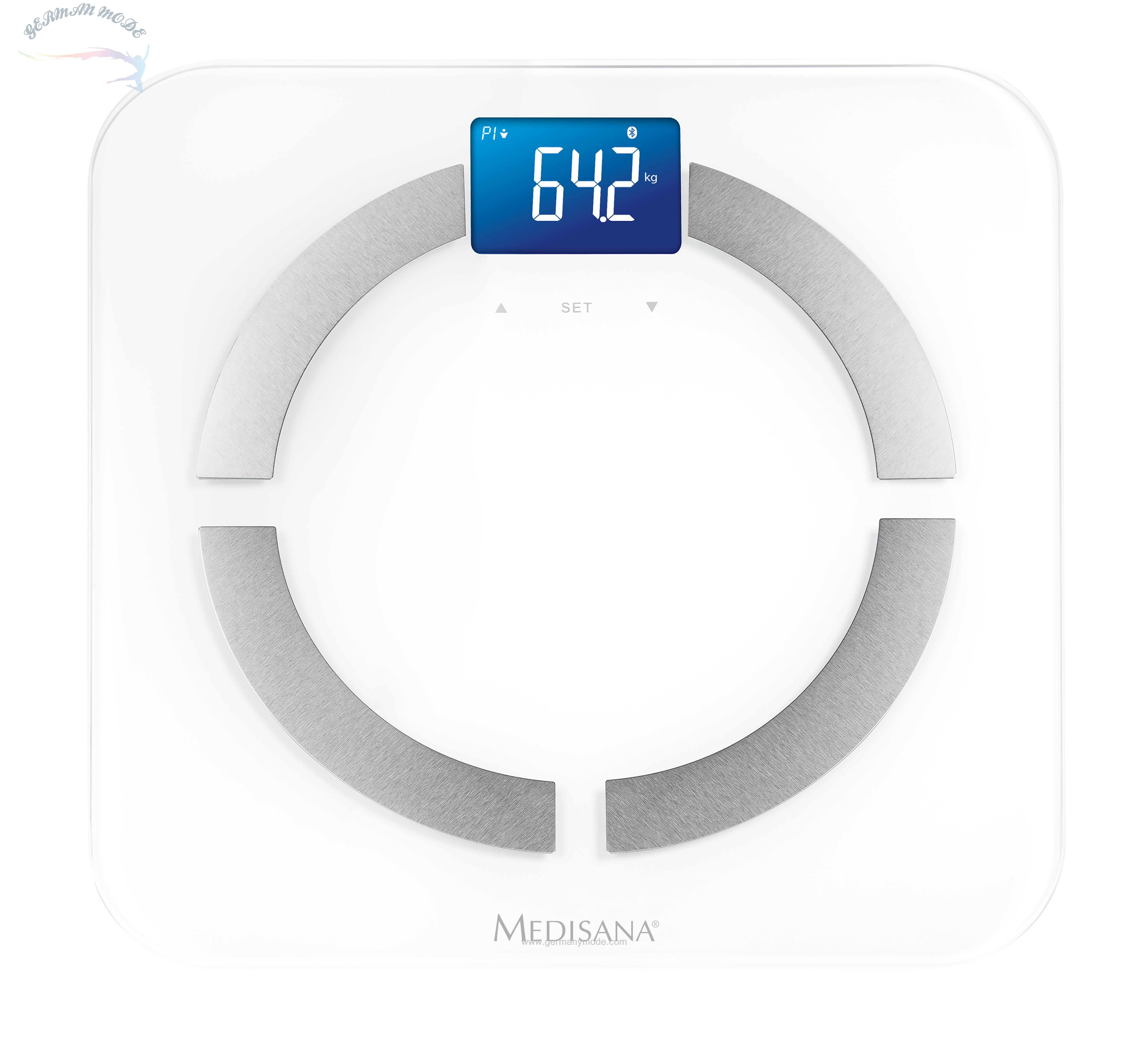 ترازو دیجیتال مدیسانا آلمان medisnana BS 430 connect Körperanalysewaage