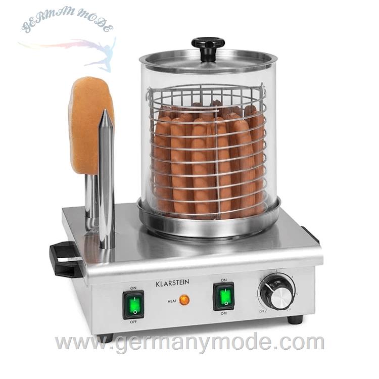 دستگاه هات داگ پز کلارشتاین آلمان Klarstein Wurstfabrik Pro 550 Hot Dog Maker Silberr