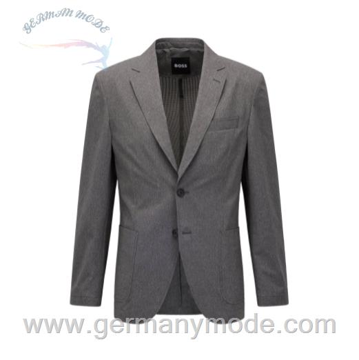کت تک مردانه هوگو باس آلمان BOSS VERSTAUBARES SLIM-FIT SAKKO AUS FUNKTIONALEM STRETCH-MESH