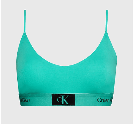 نیم تنه زنانه کلوین کلین آمریکا Calvin Klein String Bralette CK96 Fresh Peppermint 000QF7216EAD6