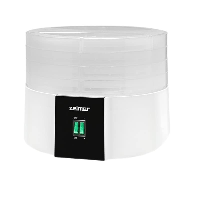 خشک‌ کن میوه مواد غذایی زلمر لهستان Zelmer ZFD1010-، توان: 520 وات، تعداد سینی: 4، کنترل مکانیکی، کنترل دما