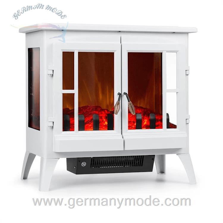 شومینه برقی پایه دار کلارشتاین آلمان Klarstein Innsbruck Elektrischer Kamin 1000/2000W Thermostat Weiß