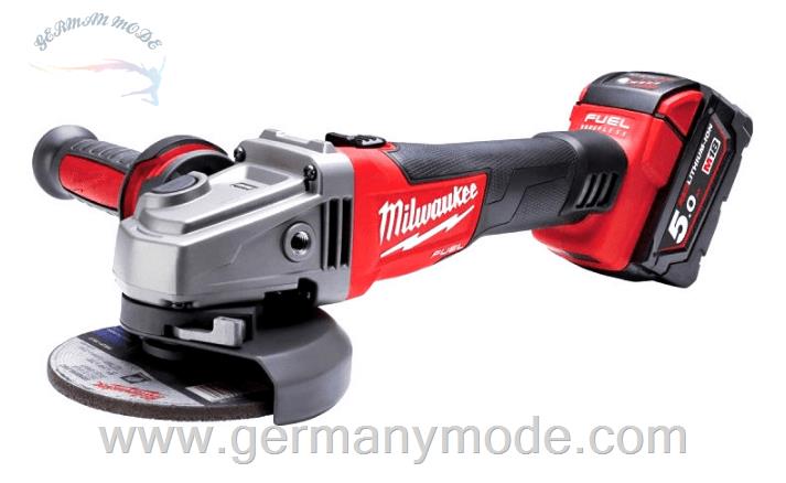فرز سنگ بری شارژی میلواکی آمریکا Milwaukee M18 CAG-125 X/5.0 Ah (2 - 5,0 Ah im Koffer)