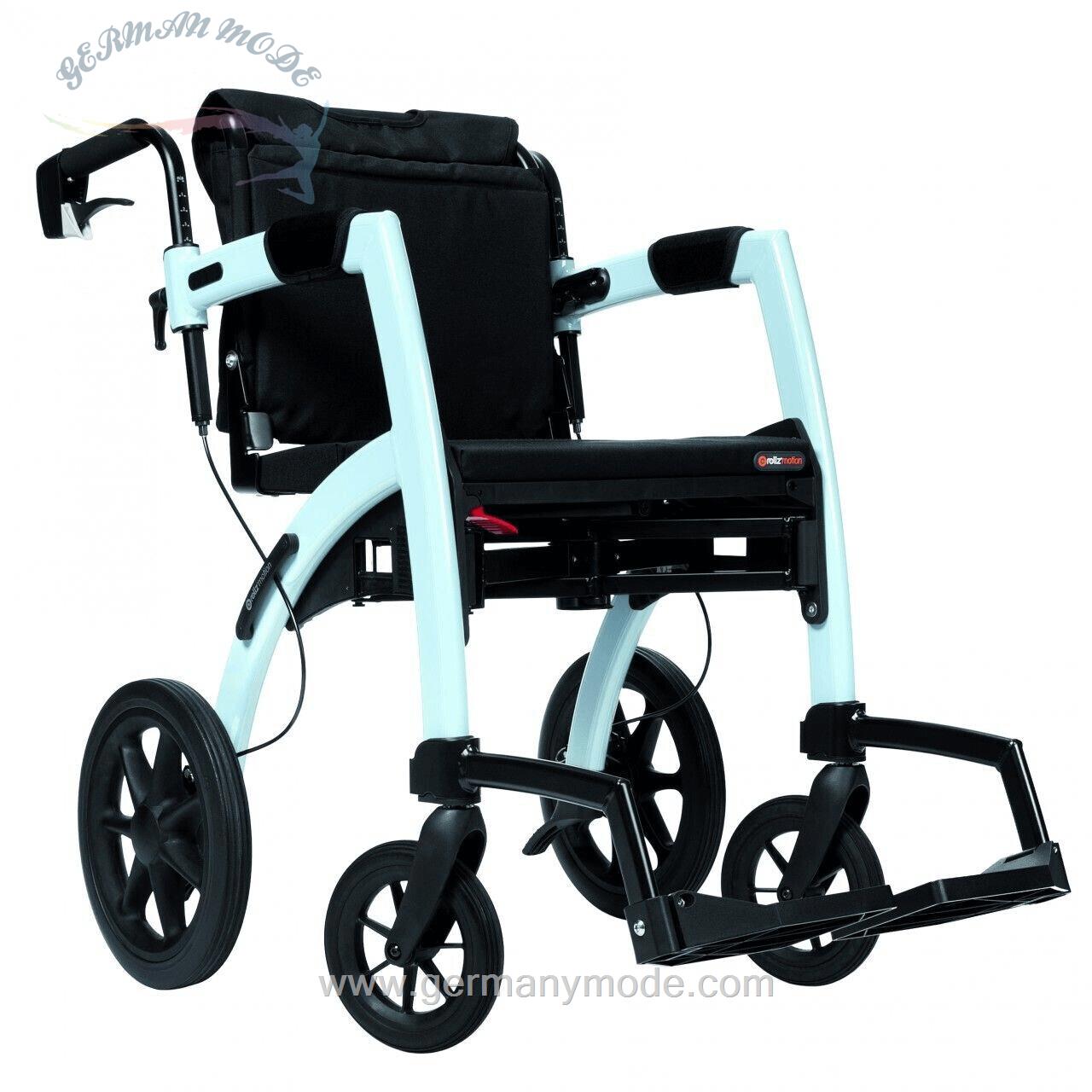 ویلچر رولاتور واکر ویلچر رولزموشن Rollz Motion 2.1 Rollator und Rollstuhl island blue