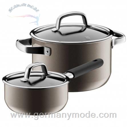 سرویس قابلمه 2 پارچه وی ام اف آلمان WMF Fusiontec Mineral Kochgeschirr-Set-2-teilig-Dark Brass