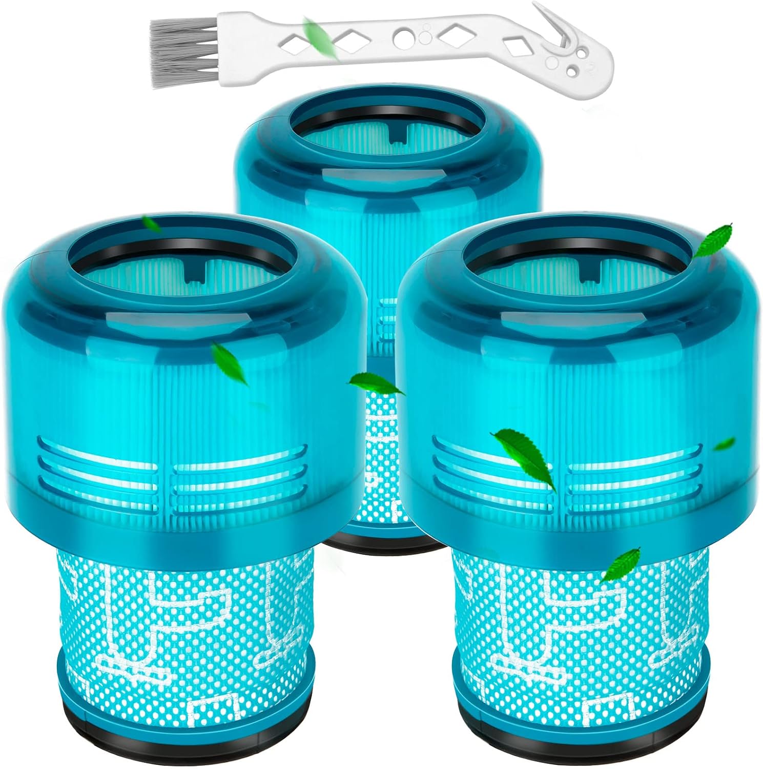 فیلتر جارو شارژی دایسون Smyidel برای Dyson V11 V15، جایگزین فیلتر جارو شارژی 3 بسته برای Dyson V11 V15 SV14 SV17 SV22 جارو شارژی درایو جایگزین شماره 970013-02
