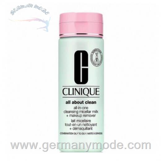 پاک کننده آرایش 200 میل کلینیک آمریکا Clinique All about clean All-in-one Mizellen-Reinigungsmilch ölige Haut (200ml)
