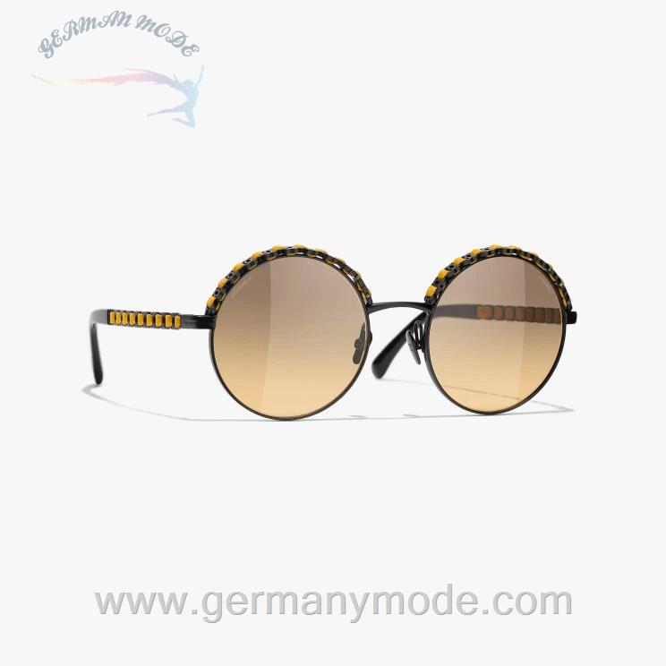 عینک آفتابی زنانه شنل فرانسه CHANEL RUNDE SONNENBRILLE 4265Q C101/11