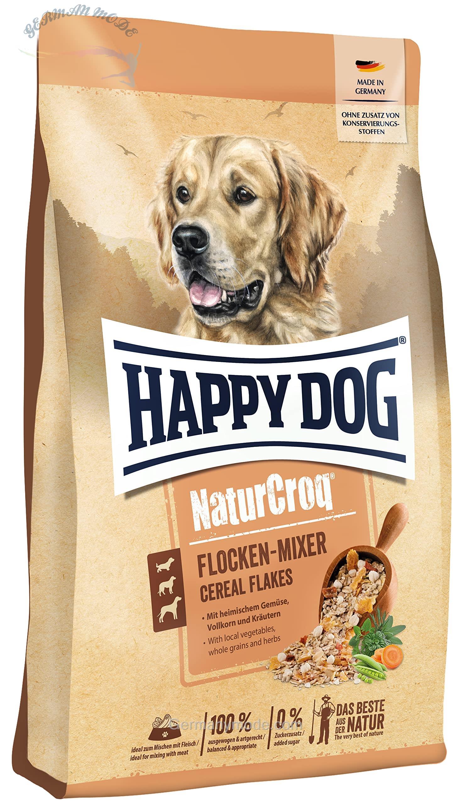 غذا سگ پولکی Happy Dog Premium NaturCroq 10 کیلوگرم مخلوط کن پولکی 10