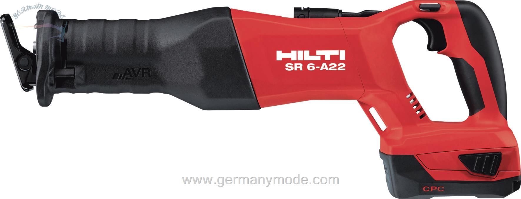 اره افقی بر شارژی هیلتی لیختن اشتاین HILTI AKKU-SÄBELSÄGE SR 6-A22