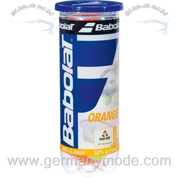 توپ تنیس 3 عددی بابولات فرانسه BABOLAT STAGE 2 ORANGE 3-TIN