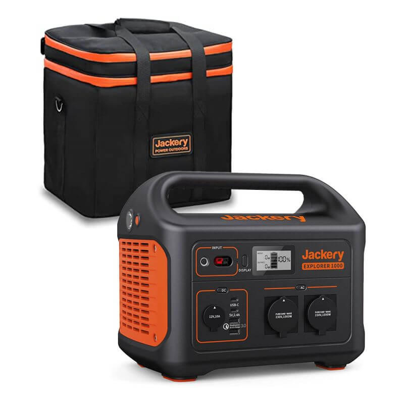 ژنراتور برق خورشیدی با کیف 1000 وات جکری Jackery Explorer 1000 ohne Solarpanel - Tasche