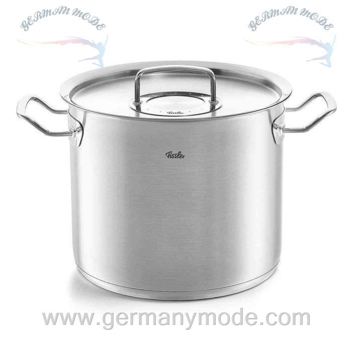 قابلمه 20 سانتی فیسلر آلمان Fissler Original-Profi Collection hoher Kochtopf mit Metalldeckel 20cm