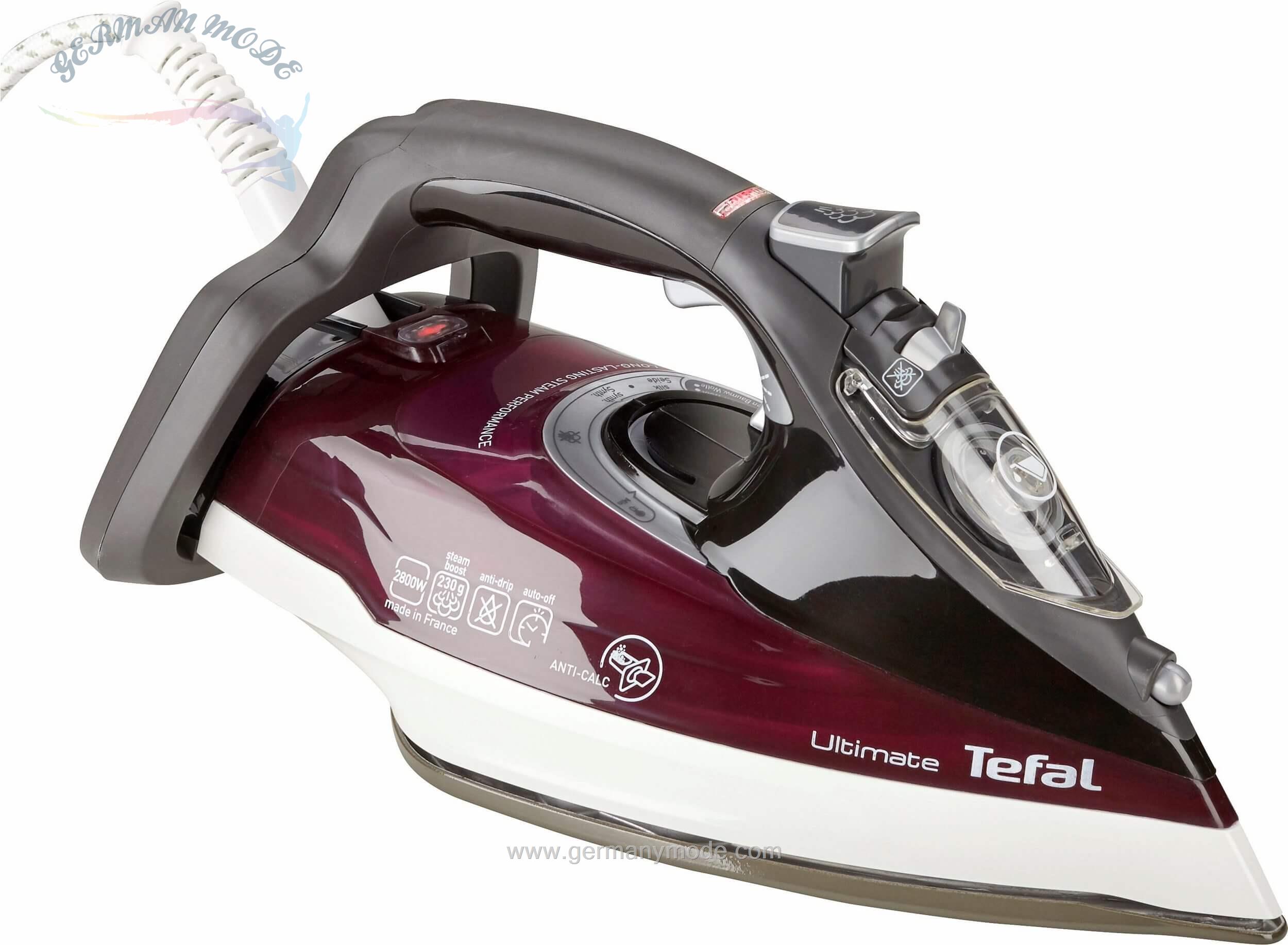 اتو بخار تفال فرانسه Tefal Dampfbügeleisen FV9740 Ultimate Anticalc