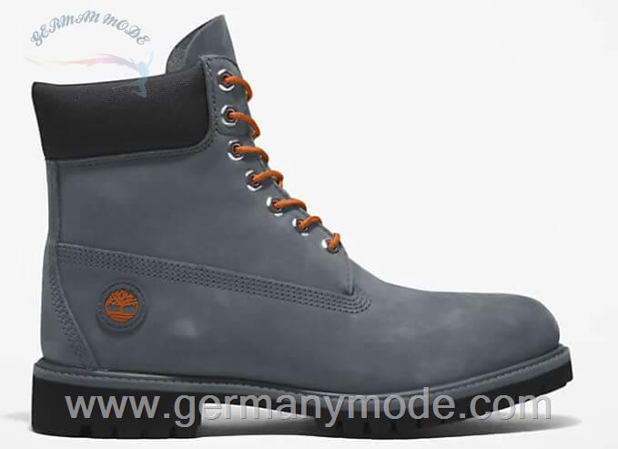 بوت ضد آب مردانه تیمبرلند آمریکا TIMBERLAND PREMIUM 6 INCH BOOT FOR MEN IN GREY ORANGE