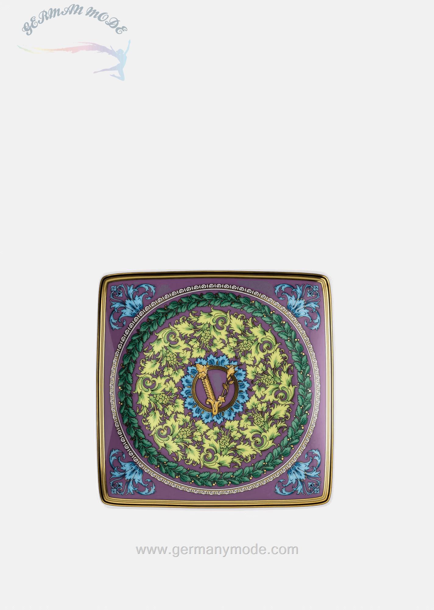 کاسه دکوری ورساچه ایتالیا VERSACE BAROCCO MOSAIC UNTERTELLER 12 CM