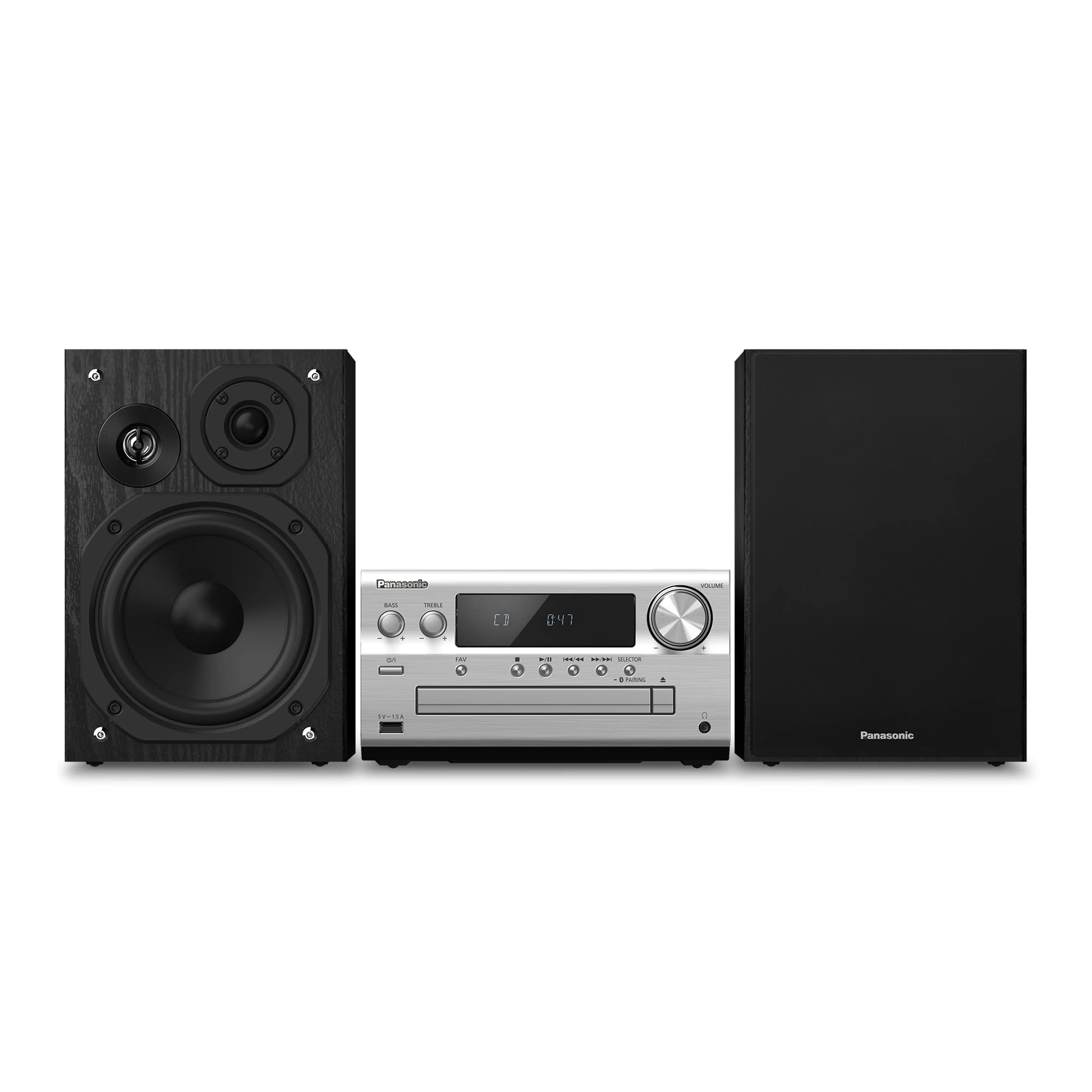 خرید از آمازون - سیستم میکرو استریو Premium Panasonic SC-PMX802E-S (Bluetooth، Airplay، DAB+، CD، FM) نقره ای