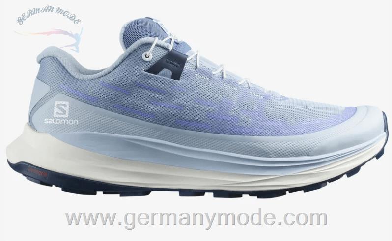 کتانی تریل رانینگ دو کوهستان زنانه سالامون فرانسه SALOMON ULTRA GLIDE Trailrunning Schuhe Damen Zen Blue White Mood Indigo