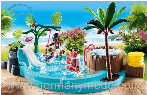 استخر آب گرم کودکان PLAYMOBIL® 70611 Kinderbecken mit Whirlpool