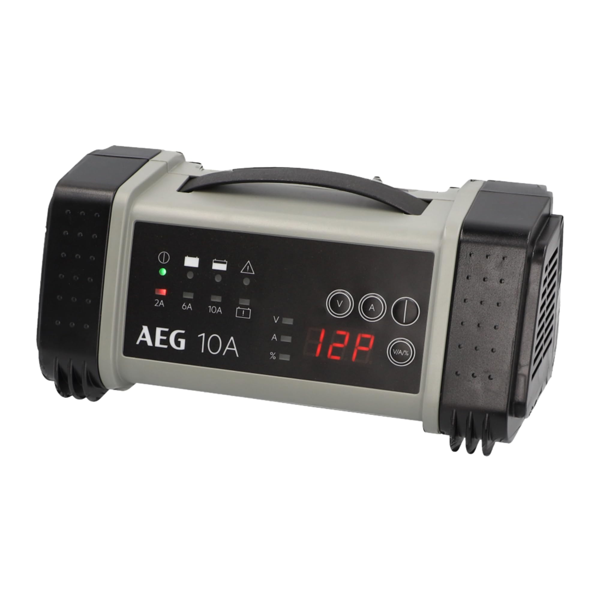 شارژر ریزپردازنده AEG Automotive 97024 مدل LT 10 آمپر برای باتری‌های 12 و 24 ولت، 9 مرحله‌ای، 10 آمپر، تکی