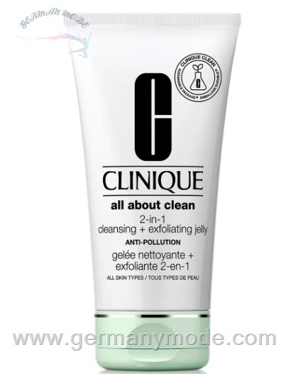 ژل لایه بردار پاک کننده کلینیک آمریکا Clinique All About Clean 2-in-1 Cleansing - Exfoliating Jelly