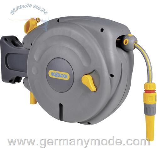 قرقره شیلنگ جمع کن دیواری اتوماتیک و شیلنگ 10 متری حوزلاک Hozelock Mini Auto Reel 10m (2485)