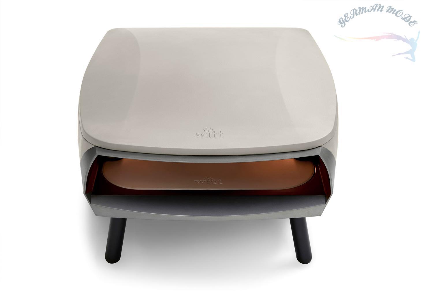 فر پیتزا گازی خانگی ویت Witt ETNA FERMO Gas Pizzaofen (16'') Sandstein