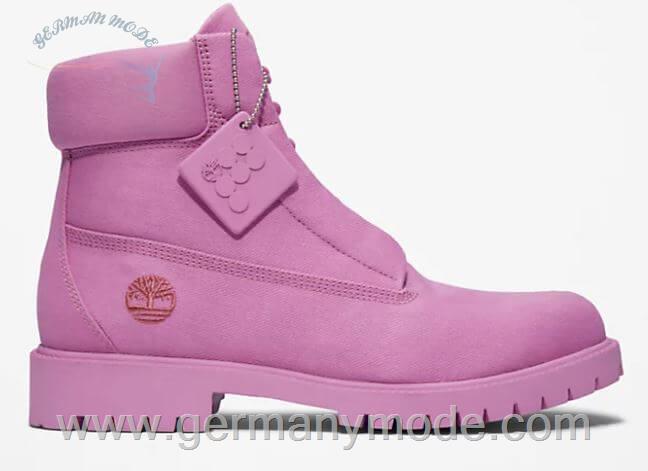 بوت ضد آب مردانه تیمبرلند آمریکا Timberland WATERPROOF PANGAIA X PREMIUM FABRIC 6 INCH BOOT FOR MEN IN PINK