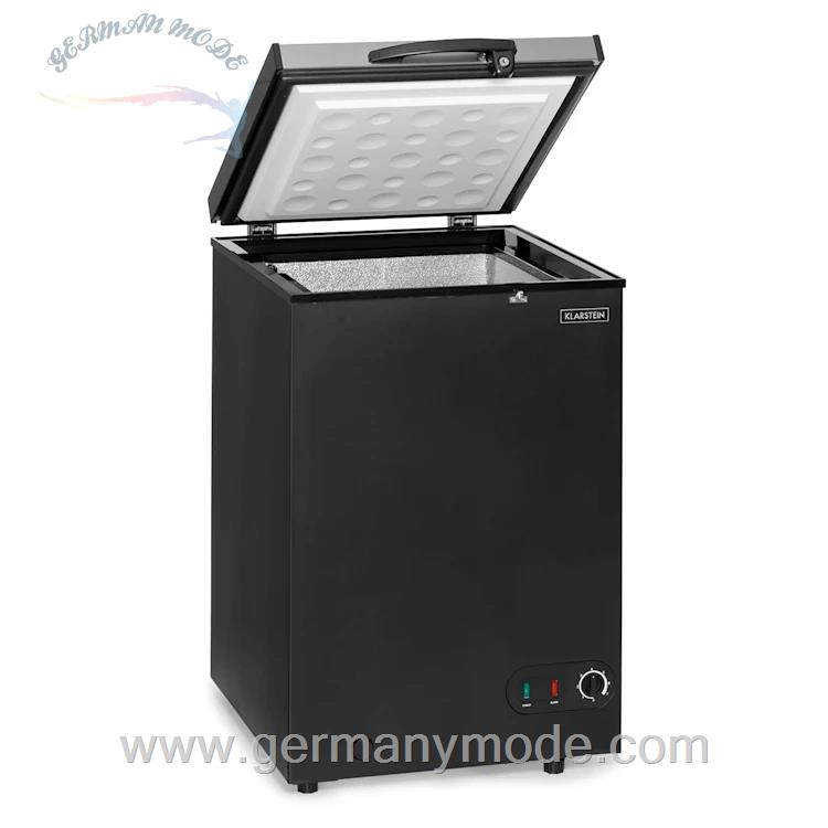 مینی فریزر صندوقی 98 لیتری کلارشتاین آلمان Klarstein Iceblokk 100 Gefriertruhe Gefriertruhe Schwarz 44 dB 98 Ltr