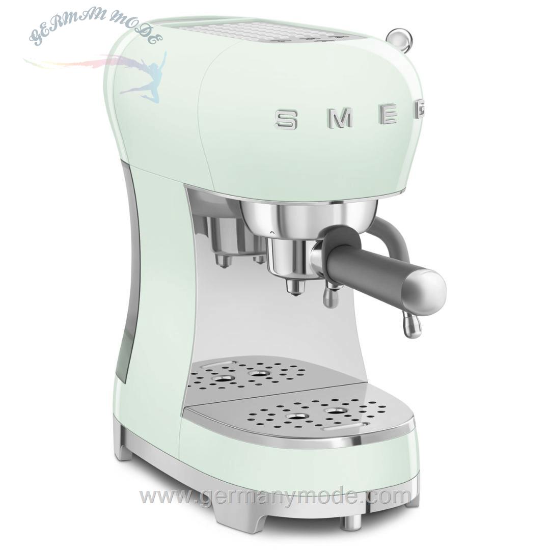 اسپرسو ساز پرتافیلتر دهه 50 اسمگ ایتالیا Smeg ECF02PGEU Espressomaschine mit Siebträger 50's Style