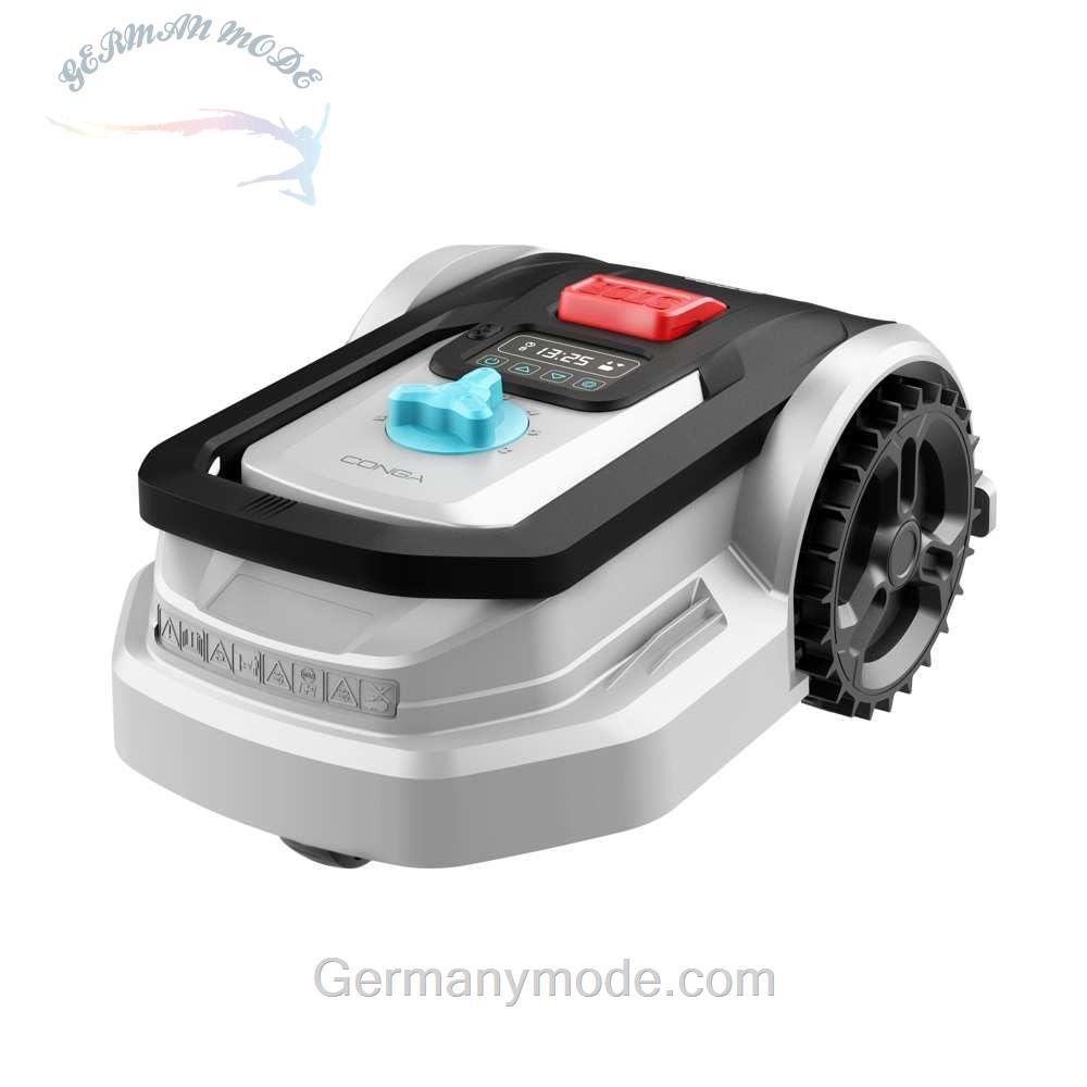 چمن‌ زن رباتیک سکوتک اسپانیا Cecotec Conga Grasshopper 500 اپلیکیشن. موتور بدون جاروبک دیجیتال، مساحت چمن ۵۰۰ متر مربع، حداکثر شیب ۲۷٪