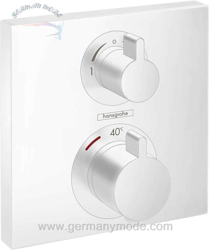 شیر حمام توکار هانس گروهه آلمان Hansgrohe Ecostat Square 15714  Mattweiß 15714700