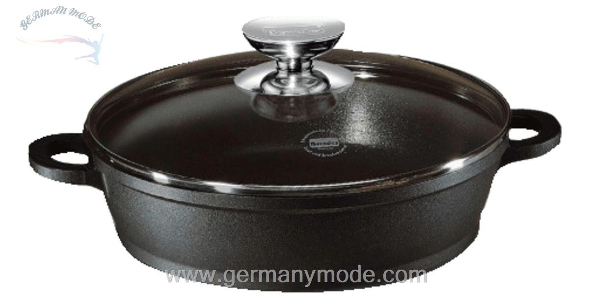 تابه 28 سانتی برندس آلمان Berndes Vario Click Induction Schmorkasserolle mit Glasdeckel 28 cm