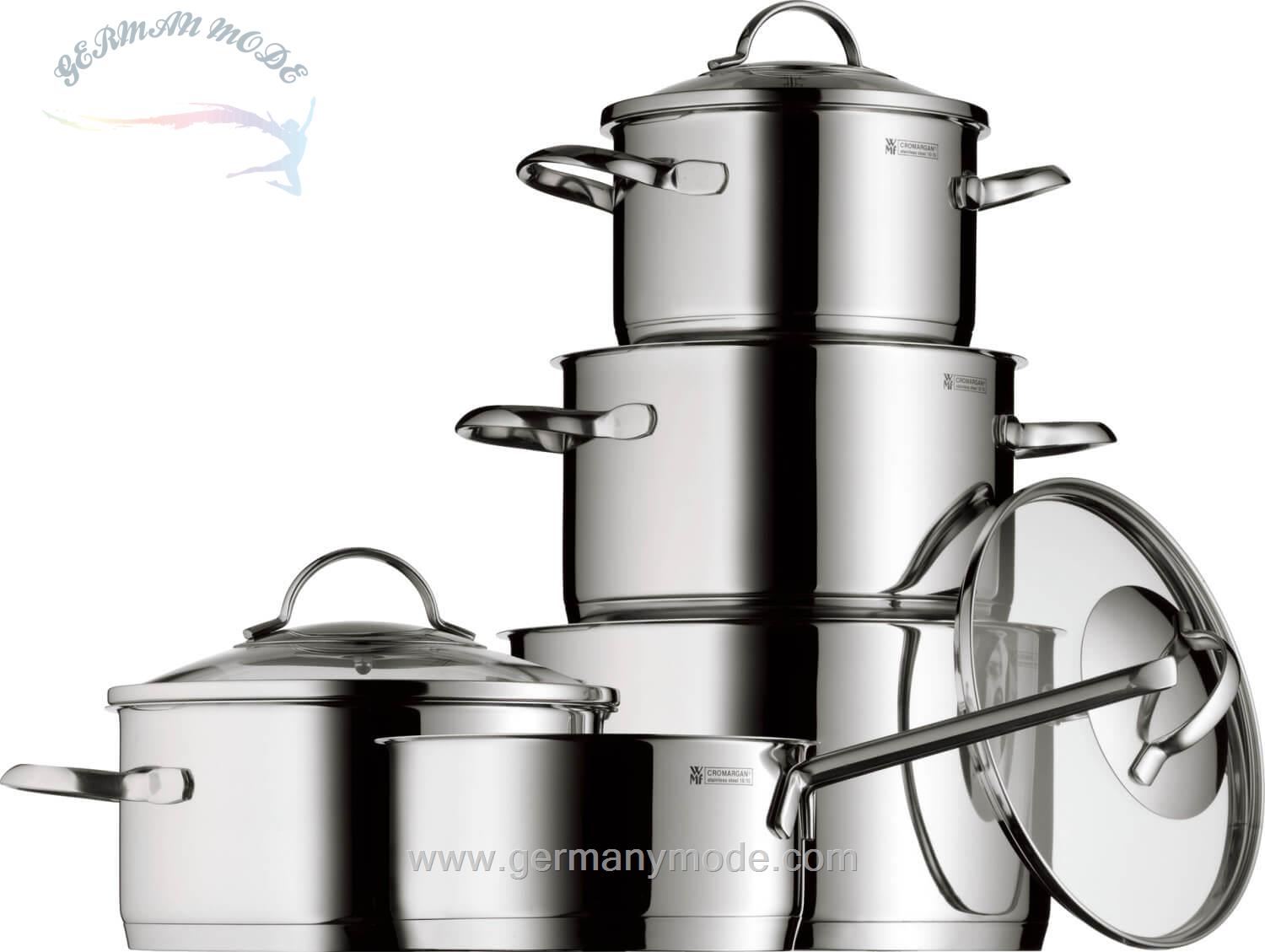 سرویس قابلمه 9 پارچه وی ام اف آلمان WMF Topf-Set Provence Plus Cromargan Edelstahl Rostfrei 18/10, Set 9-tlg