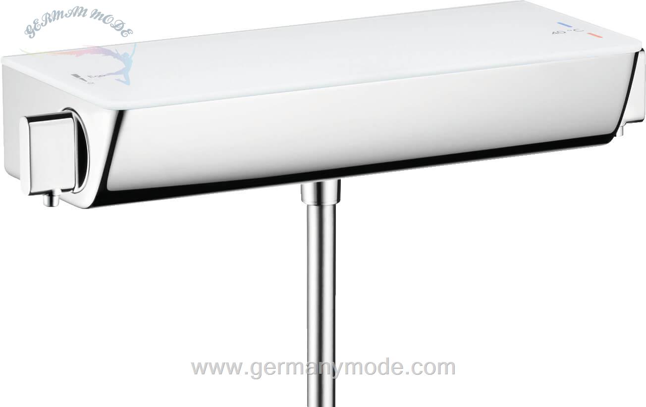 شیر مخلوط حمام هانس گروهه آلمان Hansgrohe Ecostat select 13161 Chrom/Weiss 13161400