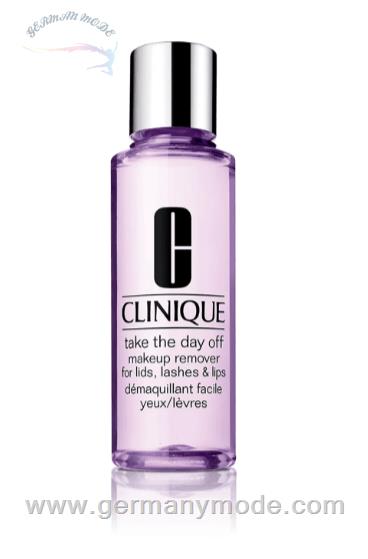 پاک کننده آرایش لب مژه پلک کلینیک آمریکا Clinique Take The Day Off Makeup Remover For Lids, Lashes - Lips