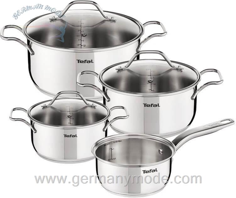 سرویس قابلمه 7 پارچه تفال فرانسه Tefal Intuition Topfset 7-teilig