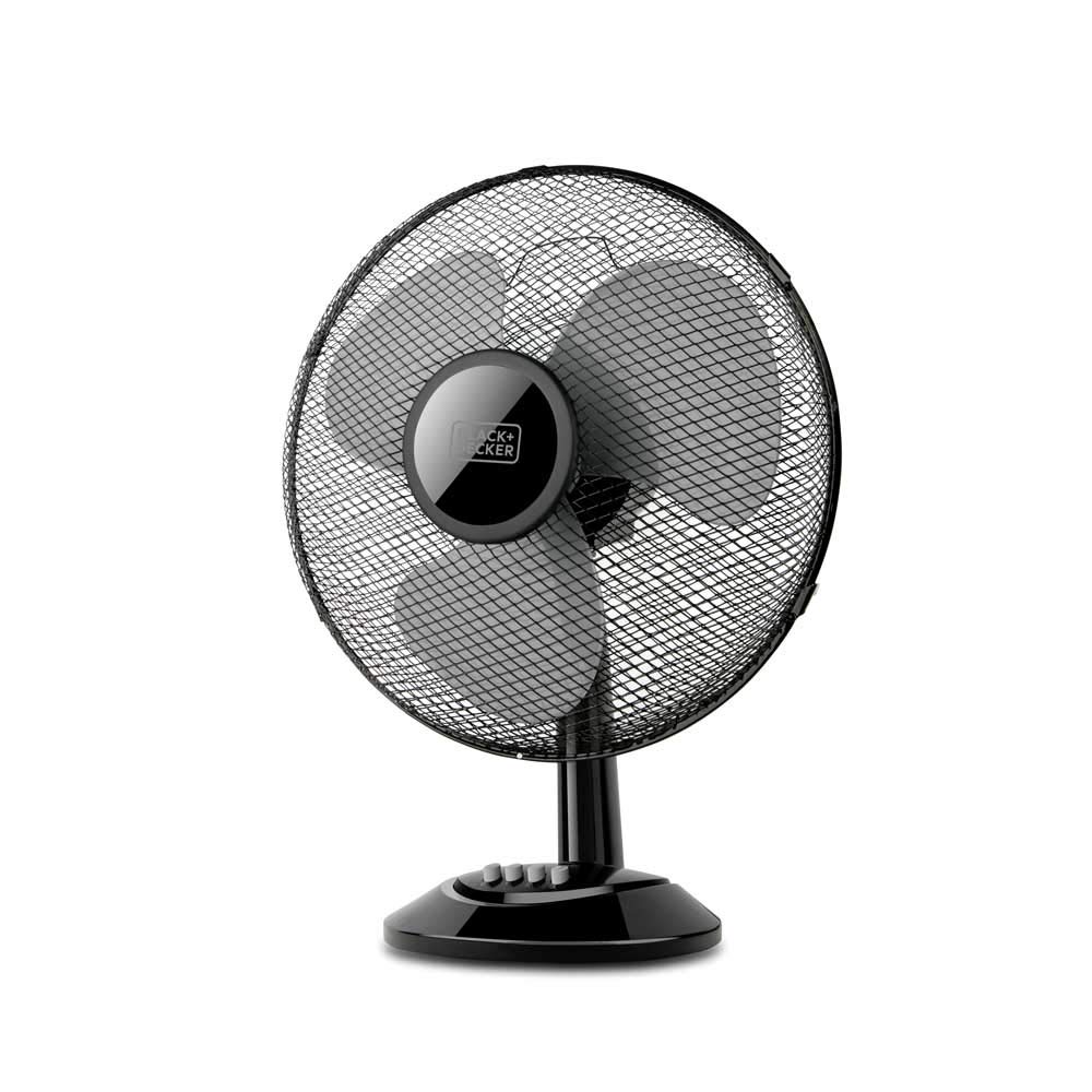 پنکه رومیزی بلک اند دکر آمریکا BLACK+DECKER BXEFD41E، 40 وات، 3 سطح قدرت، پلاستیک، بی صدا، مشکی